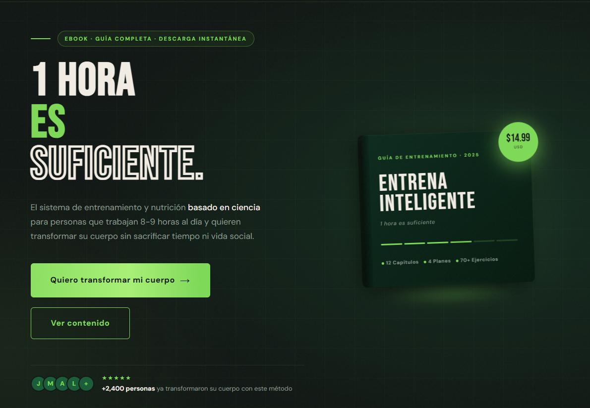 Ebook - Entrena Inteligente